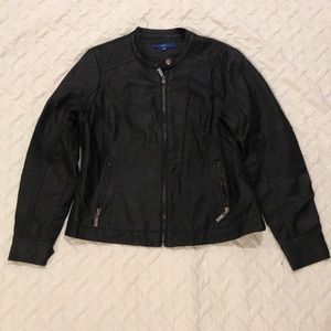 APT.9 Black Jacket Imitation Leather